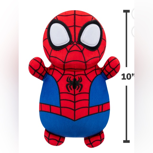 Squishmallows MARVEL Spidey and His Amazing Friends 10-inch Spidey HugMees - Picture 2 of 5